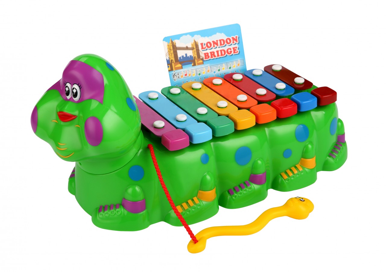 green worm toy